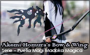 Props- Akemi Homura’s Bow & Black Wing from Puella Magi Madoka Magica